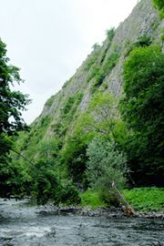 le rocher du Chateau d'Embleve à Aywaille